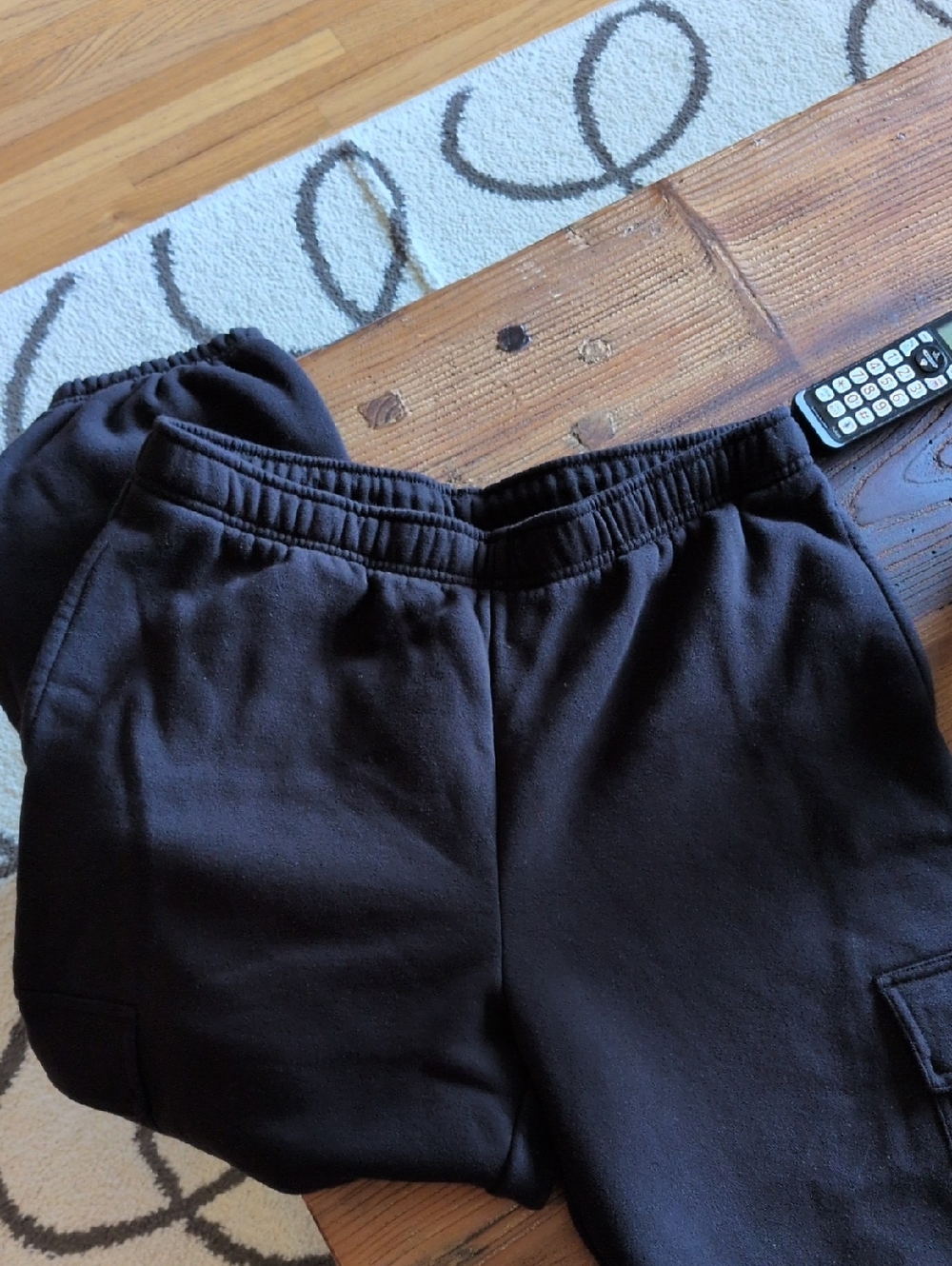 Tuff Athletics Black Cargo Sweatshorts